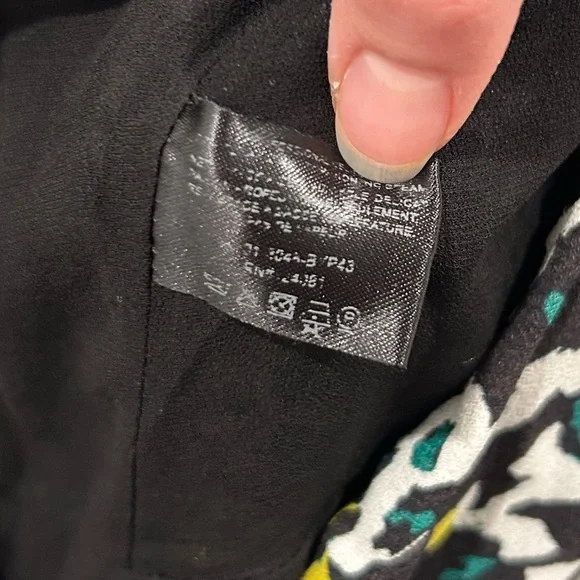 PROENZA SCHOULER Women's Wildflower-Print Georgette Midi Dress Size 4 in Black - Picture 6 of 15